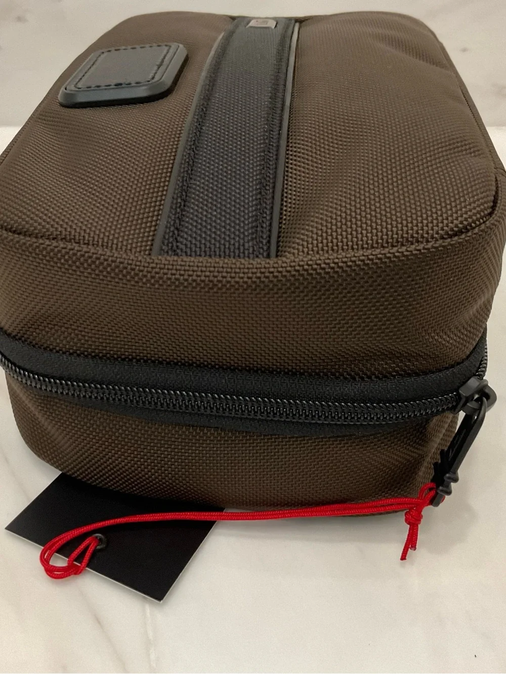 NEW Tumi GEN 4.3 - 8.5” Ballistic Zippered Split Travel Dopp Kit - COFFEE BROWN
